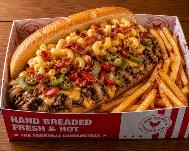 The Andriulli Cheesesteak w/ Fries.
