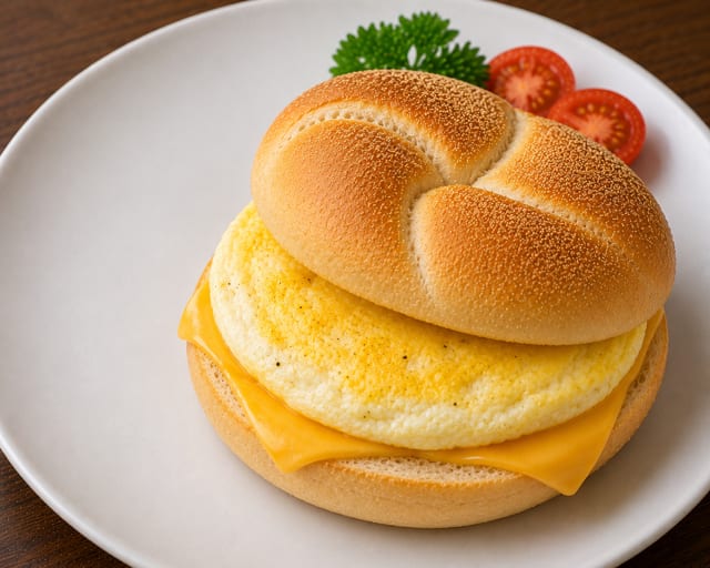 Egg and Cheese or Egg Whites and Cheese.