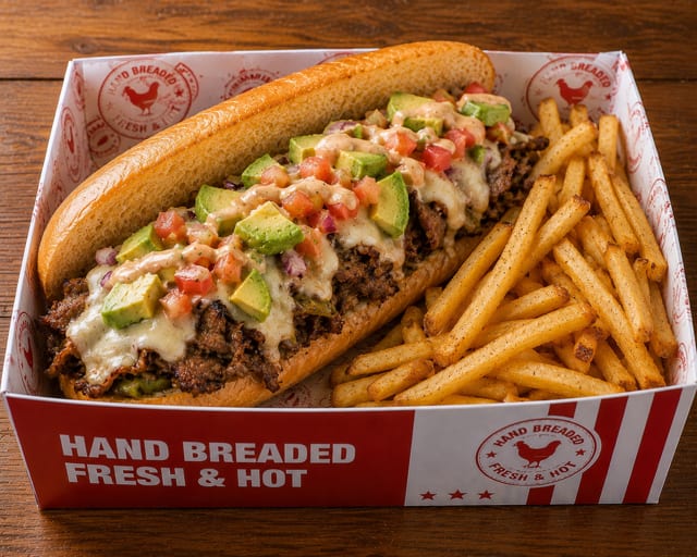 California Cheesesteak w/ Fries.