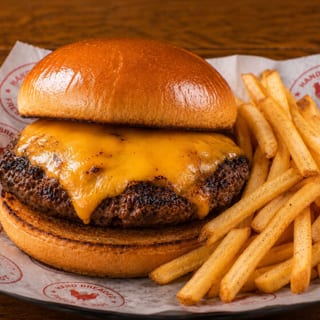 Grilled Cheese Burger w/ Fries