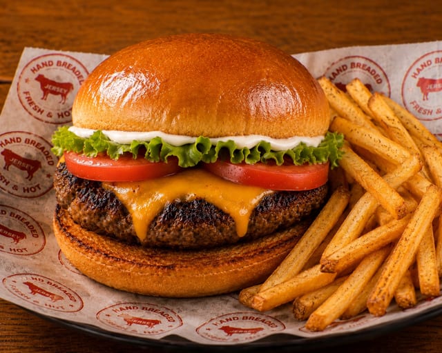 Jersey Burger w/ Fries.