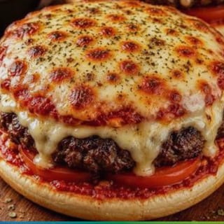 Pizza Burger w/ Fries