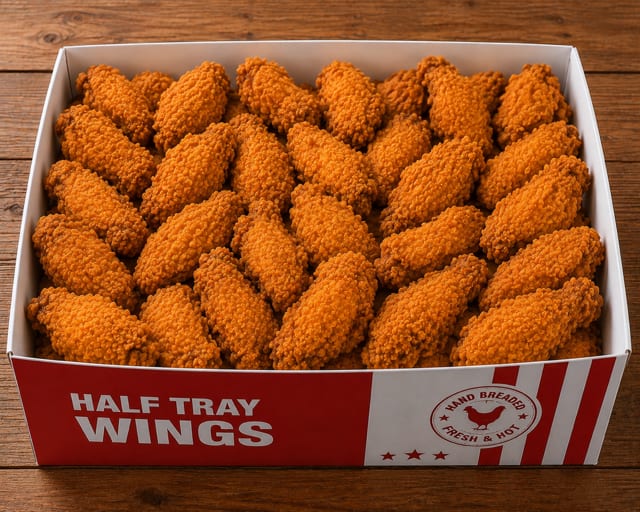 Half Tray Wings.