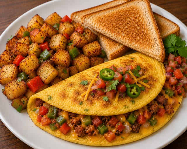 Mexican Omelet.