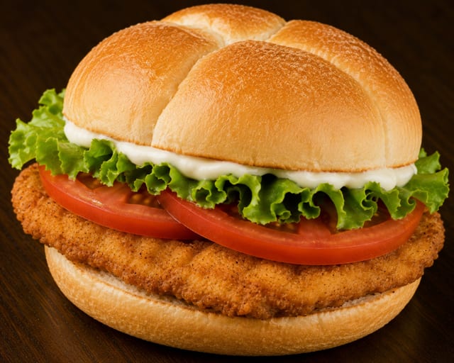 Belcher's Creek Cutlet Sandwich.