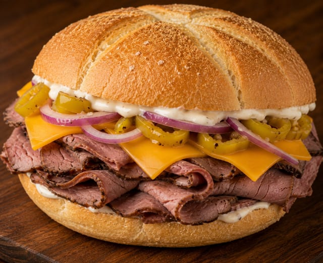Ridge Road Roast Beef Sandwich.