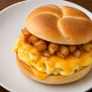 Potato, Egg, and Cheese