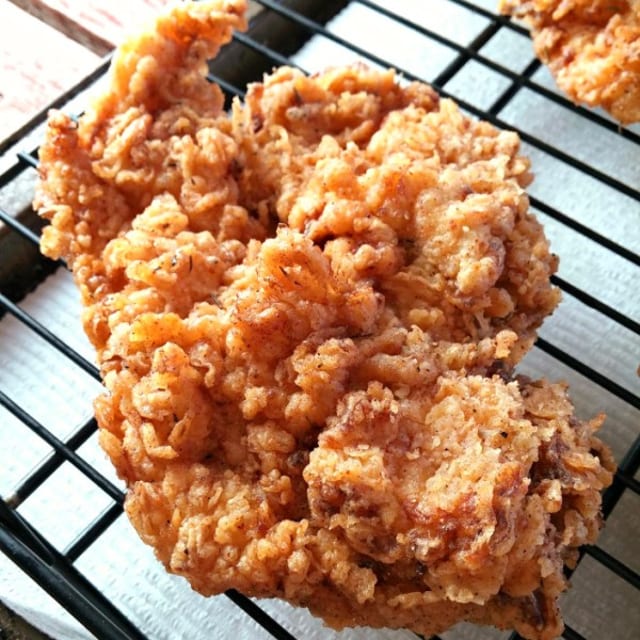 Breast Fried Chicken.