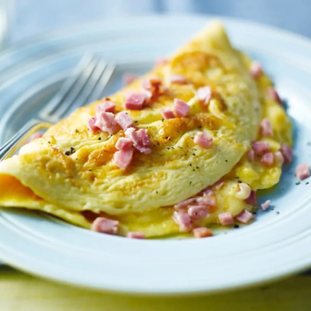 Ham N Cheese Omelet.